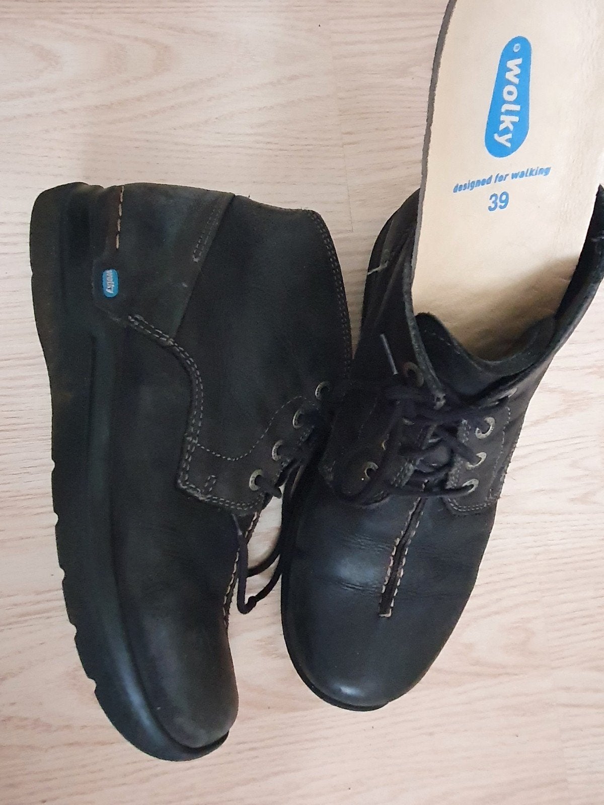 Wolky veterschoenen maat 39 - Zo goed als nieuw zwart, Wolky, Zwart, Ophalen of Verzenden, Zo goed als nieuw