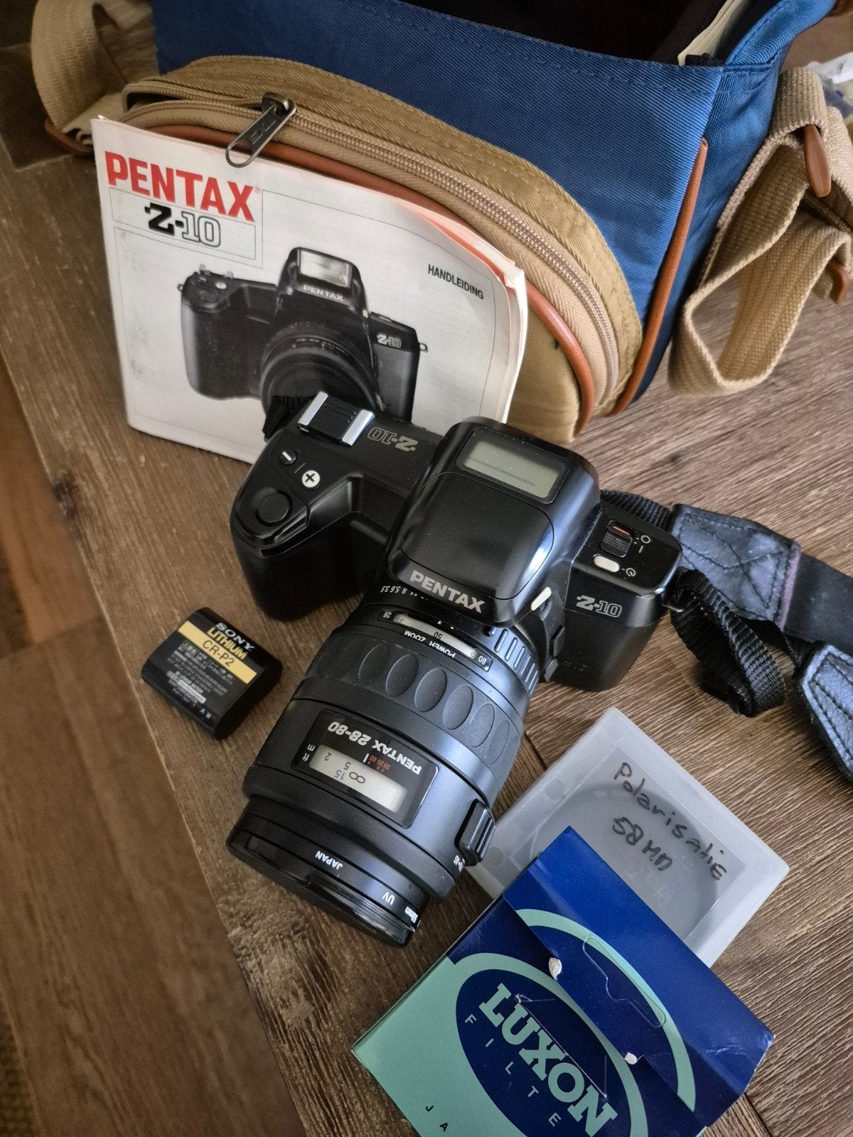 Pentax Z-10 analoge Spiegelreflexcamera met 28-80mm lens, Ophalen, Gebruikt, Spiegelreflex, Pentax