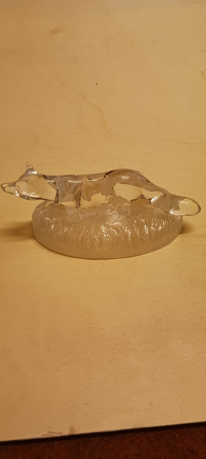 glazen vos, Antiek en Kunst, Ophalen of Verzenden