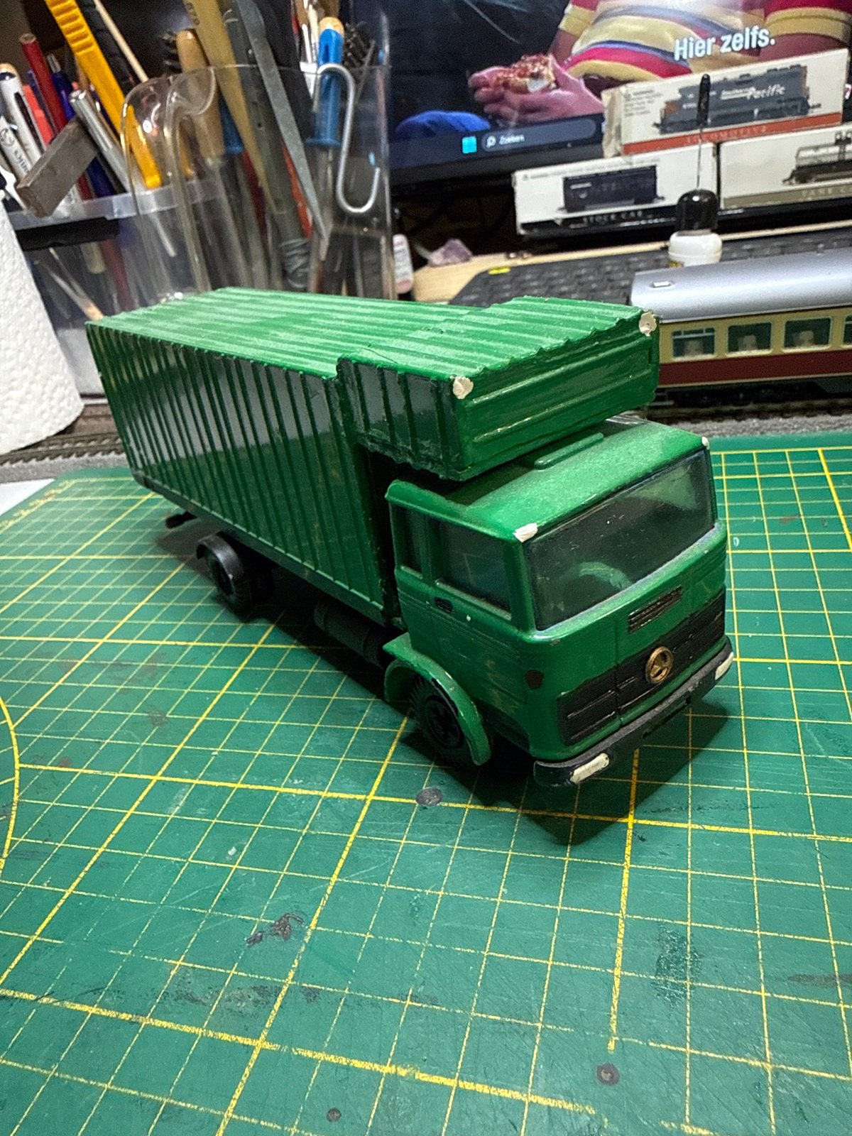 Sablon Mercedes Vrachtwagen - Made in Belgium, Ophalen of Verzenden, Gebruikt, Truck, Overige merken