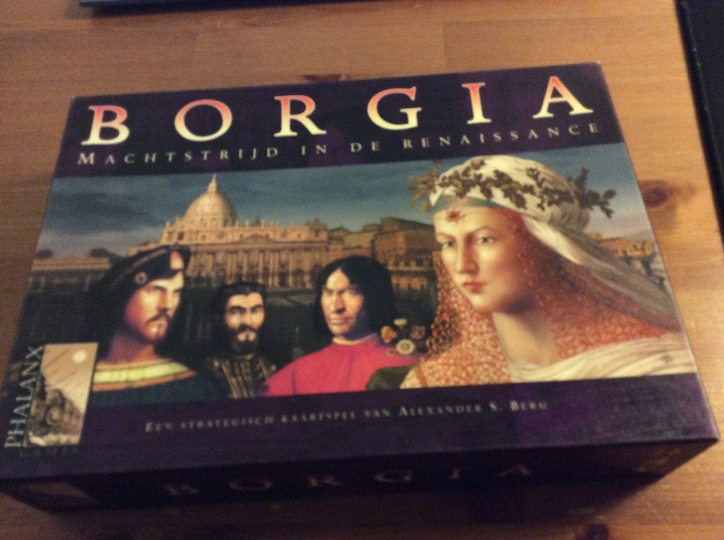 Borgia, kaartspel van 999-games, Vijf spelers of meer, Ophalen of Verzenden, 999 Games