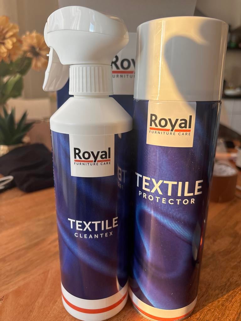 Royal Furniture Care Textiel Reiniger & Beschermer Set, Ophalen of Verzenden, Schoonmaakmiddel