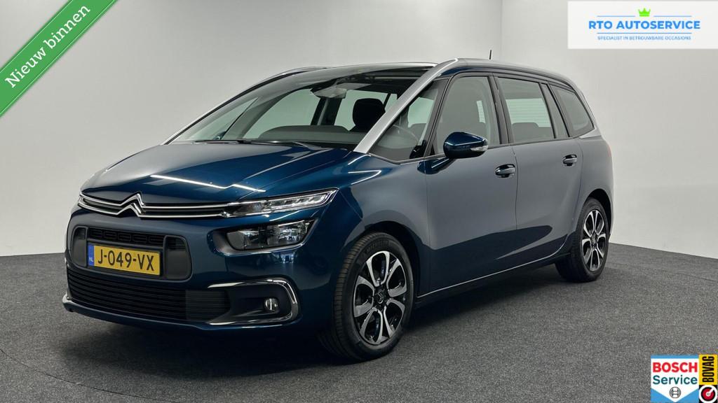 Citroen Grand C4 SpaceTourer 1.2 PureTech Shine 7P CARPLAY T, Auto's, Voorwielaandrijving, Stof, Gebruikt, 1199 cc