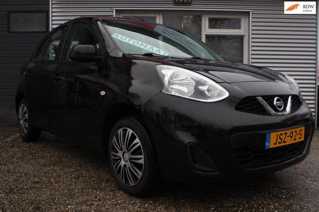 Nissan Micra 1.2 Acenta AUTOMAAT, airco, 5-deurs, 55dkm! net, Auto's, Nissan, Euro 5, Overige kleuren, 1198 cc, 19 km/l
