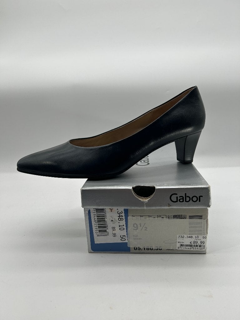 Gabor, maat 43,5 chique zwart strak gevormde pumps, Kleding | Dames, Pumps, Verzenden, Zwart, Gabor