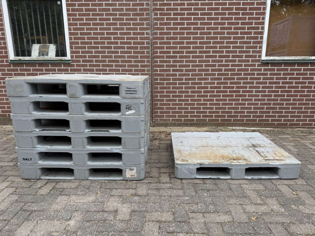 Kunststof pallets-Hygiëne gesloten dek 1200x1000x150mm, Niet ingevuld, Gebruikt, 100 cm of meer, 60 cm of meer