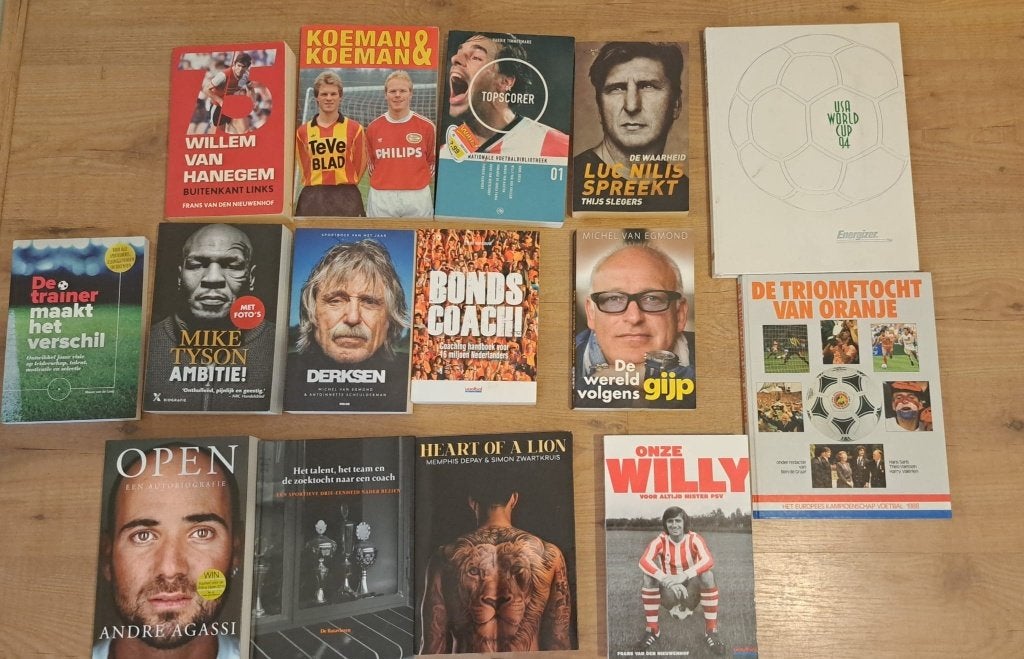 Sportboeken 15x Agassi - Gijp - Nilis etc,etc - zie foto, Boeken, Ophalen, Gelezen, Watersport en Hengelsport