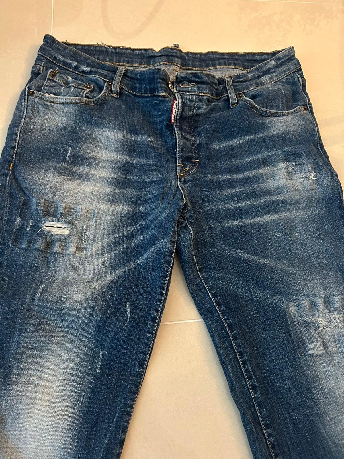 dsquared2 broek merk, Ophalen, Zo goed als nieuw, Blauw, W40 - W42 (confectie 56/58)