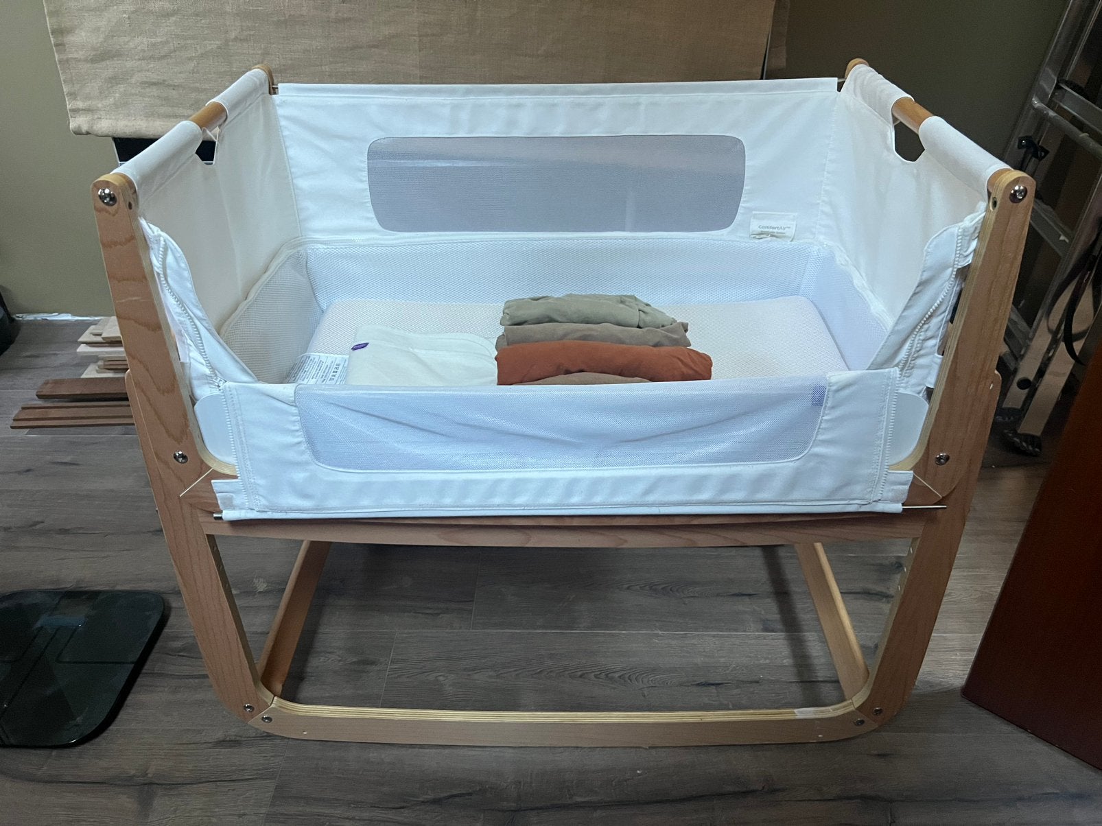Snuzpod 4 cosleeper met extras, Ophalen, Zo goed als nieuw, Wieg