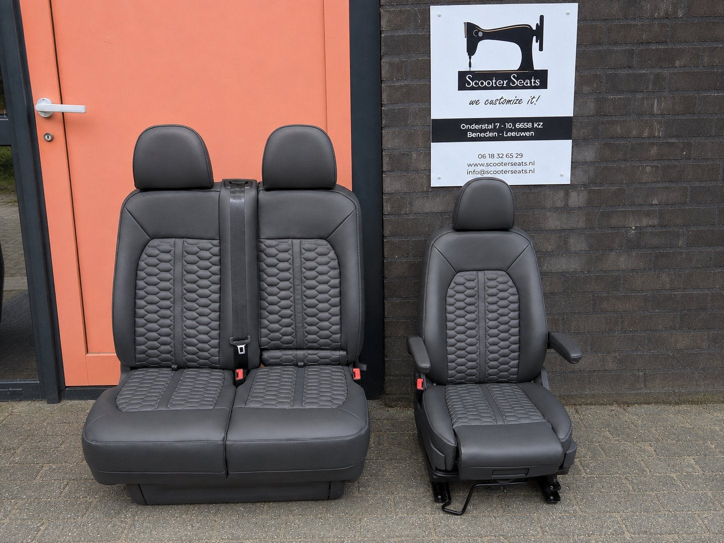 VW Crafter Stoel en Bank Nappa Leer - Luxe Uitvoering, Auto-onderdelen, Ophalen, F, Gebruikt, Volkswagen