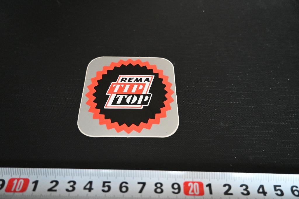 sticker REMA Tip Top, Ophalen, Zo goed als nieuw, Sticker