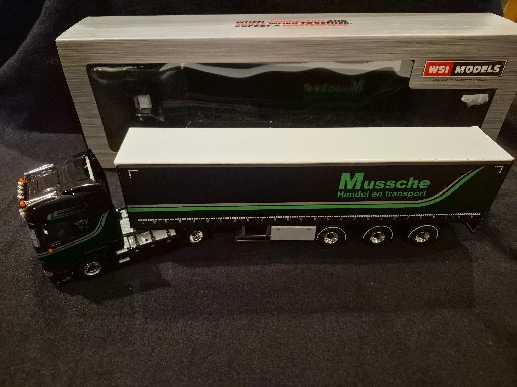 WSI 02-3394 Scania Mussche, Ophalen of Verzenden, Nieuw, Bus of Vrachtwagen, Wsi
