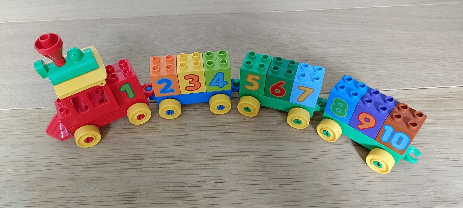 Lego Duplo Cijfertrein - Leer Spelen met Nummers, Ophalen, Zo goed als nieuw, Overige merken