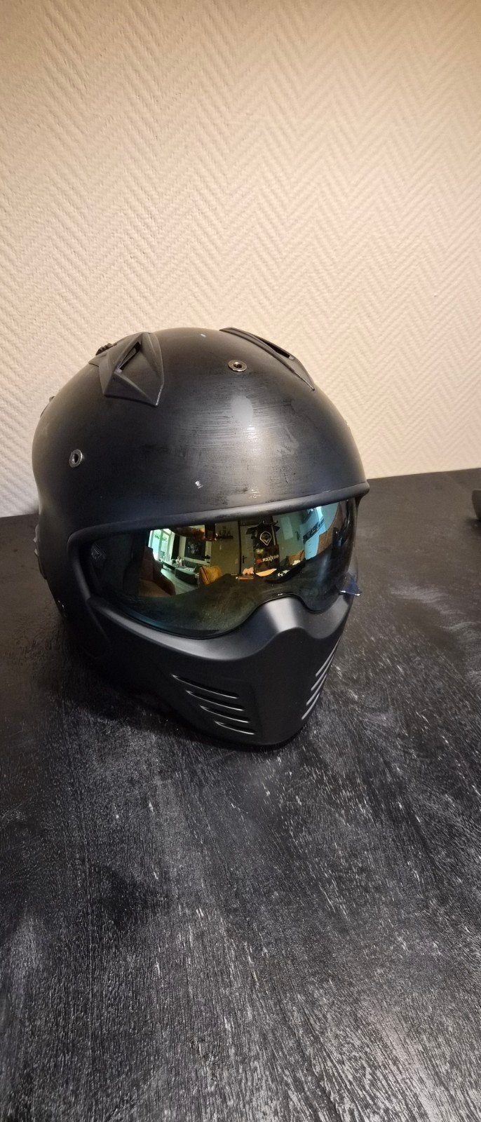 Vito Bruzano helm XL 60cm - Mat Zwart, Ophalen of Verzenden, Tweedehands