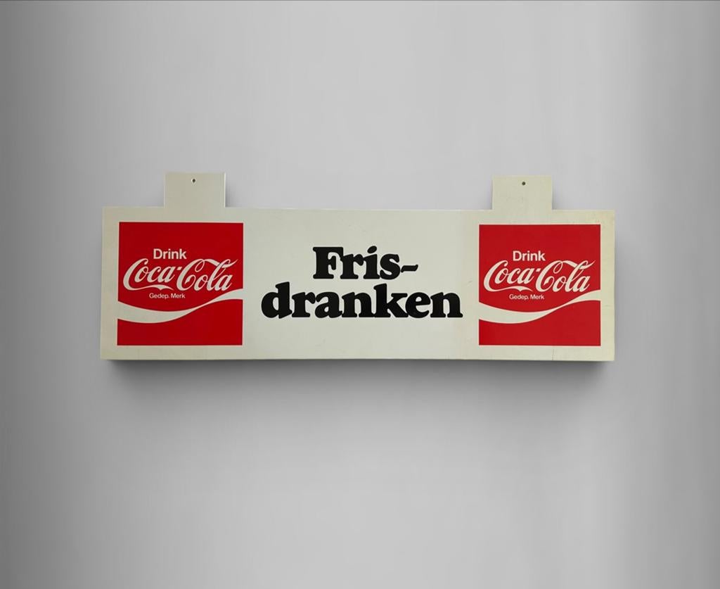 Coca cola frisdranken bord verzamel vintage, Ophalen of Verzenden, Reclamebord