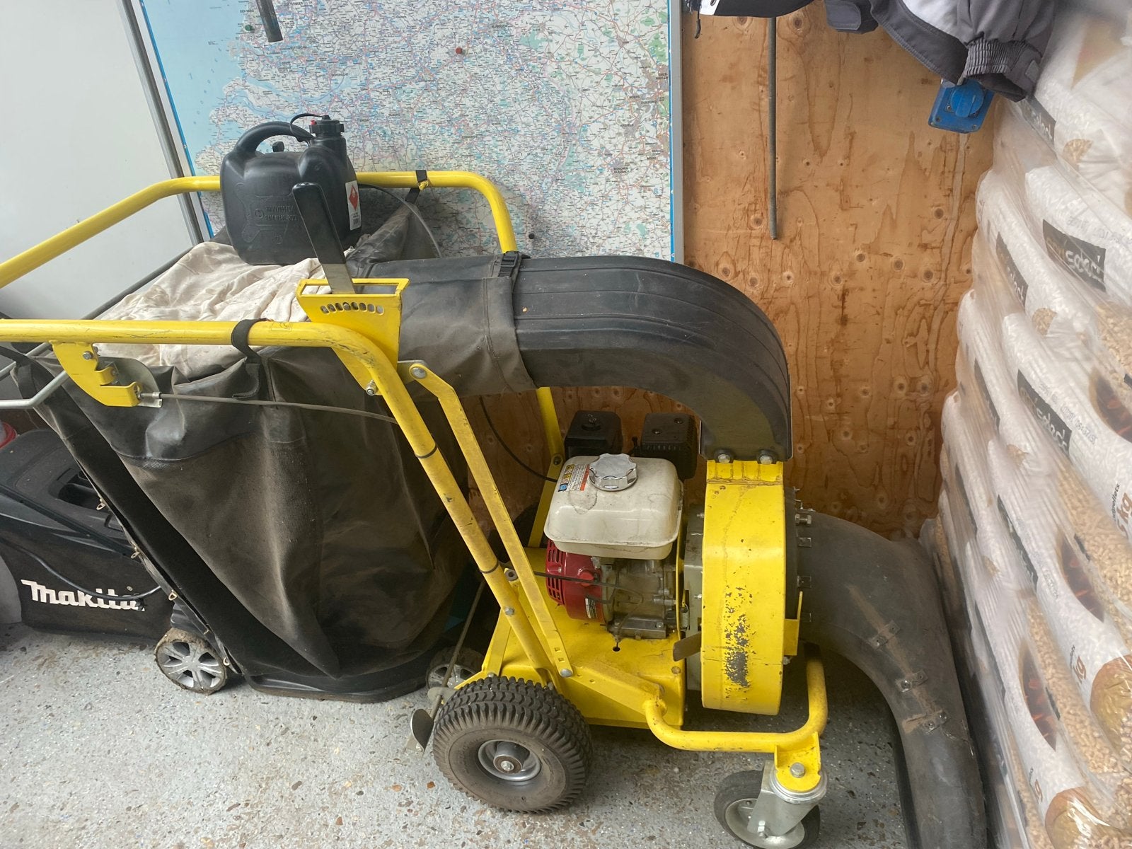 Cramer Bladblazer/Bladzuiger met Honda GX160 Motor, Ophalen, Gebruikt, Handgedragen, Met opvangzak
