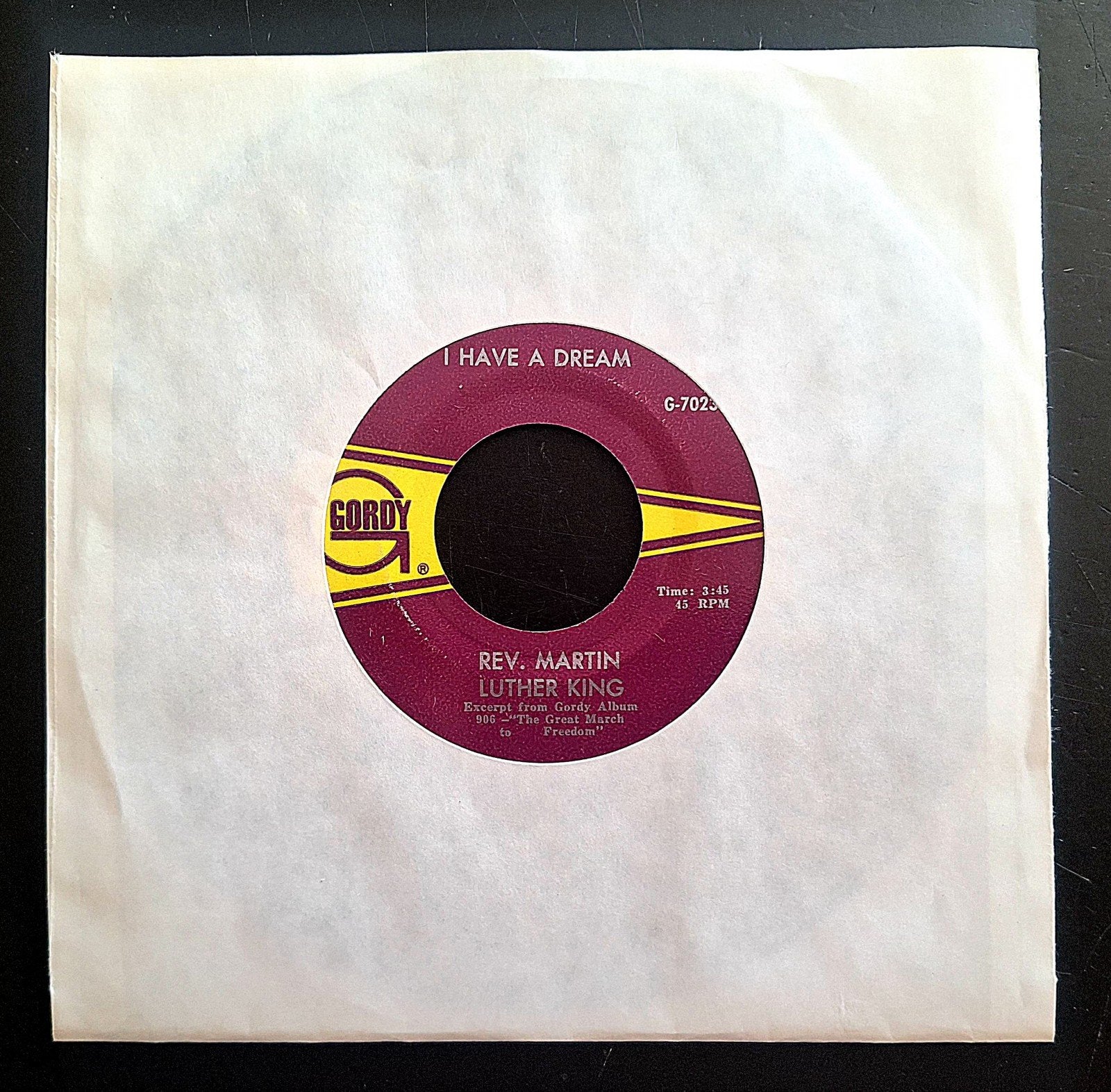 7"/SINGLE  MARTIN LUTHER KING - I Have A Dream, Ophalen of Verzenden, Gebruikt, Pop