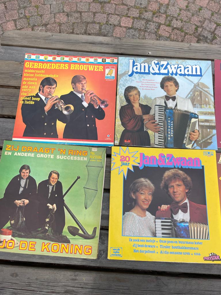 LP's Jan & Zwaan, Kermisklanten, Gebroeders Brouwer, Gebruikt, Ophalen of Verzenden, 1970 - 1979, Levenslied of Smartlap