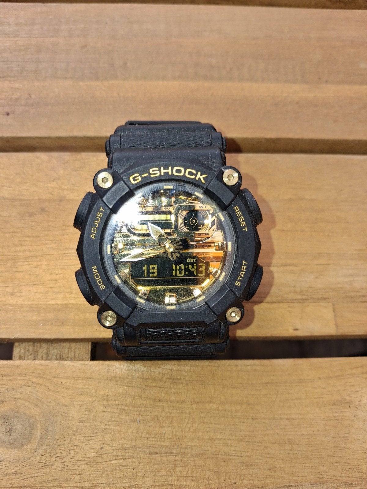 Casio G-Shock GA-700 Horloge Zwart/Goud, Ophalen of Verzenden