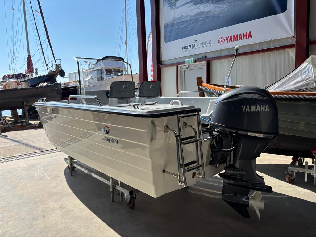 Hobby 555 CC met Yamaha F70 Nieuw, Watersport en Boten, Ophalen, Overige merken, 70 pk, 2 m