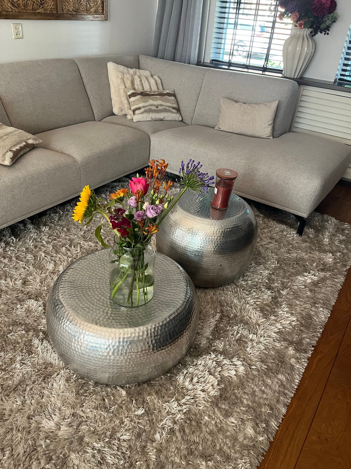 Riviera maison Set /salontafels, Minder dan 50 cm, Gebruikt, 50 tot 100 cm, Rond