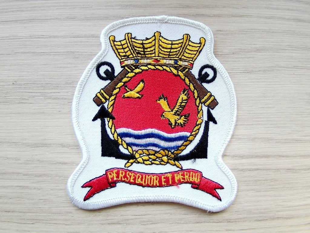 Patch Marine Luchtvaartdienst MLD Vliegtuigsquadron 2, Ophalen of Verzenden, Marine, Nederland, Embleem of Badge