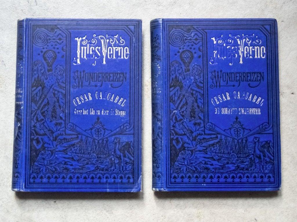 Jules Verne - CESAR CASCABEL (beide delen), Ophalen of Verzenden, Gelezen, Jules Verne