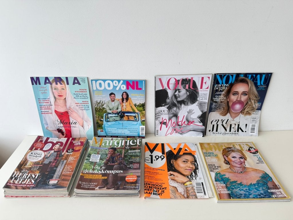25x Tijdschrift Margriet, Libelle, Vorsten, 100% NL, Viva, Boeken, Tijdschriften en Kranten, Ophalen of Verzenden, Gelezen, Damesbladen