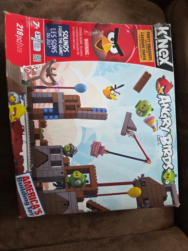 K'NEX Angry Birds Party Smashers Bouwset, Ophalen of Verzenden, Gebruikt, K'nex