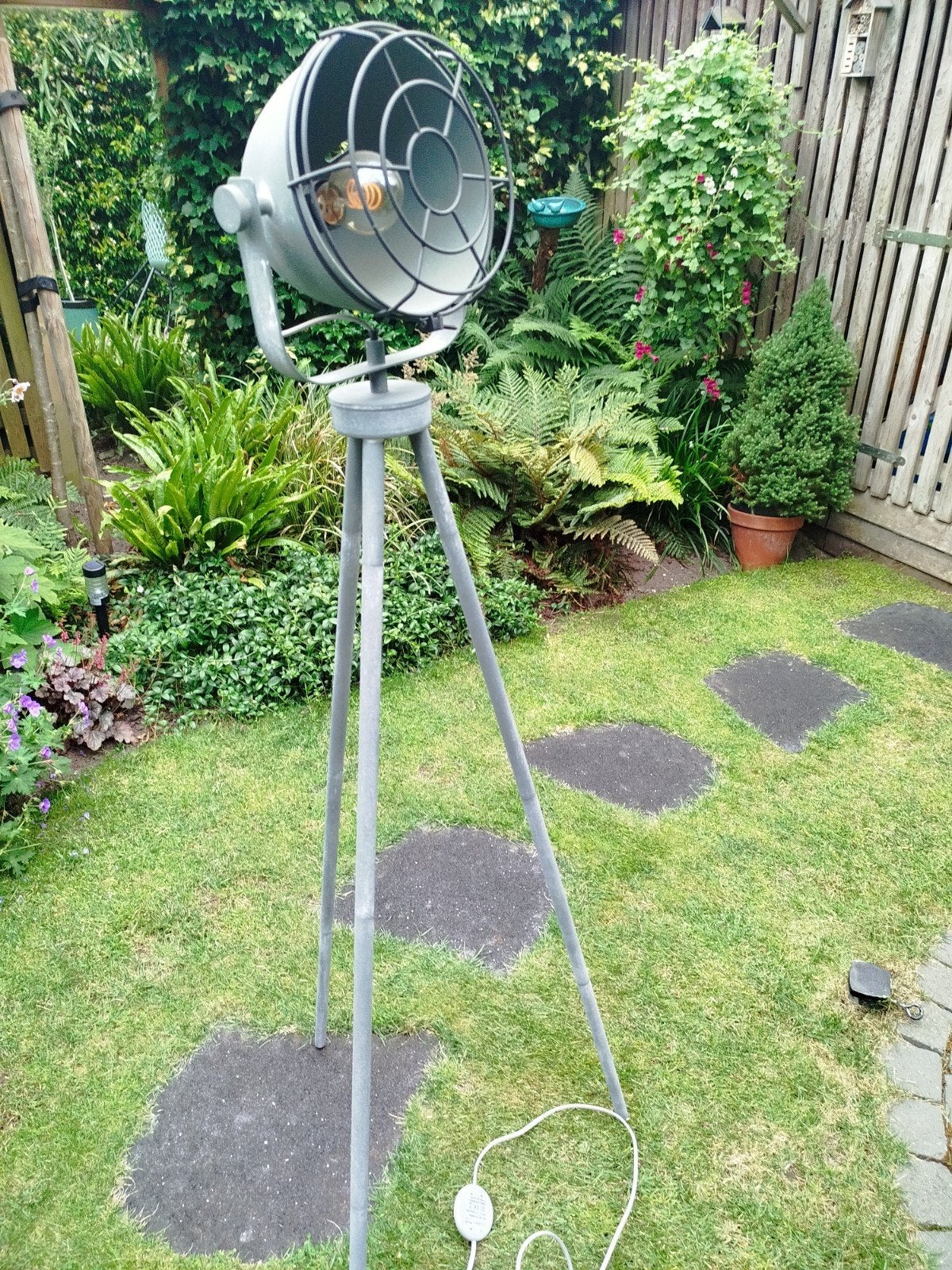 lampen 2 staand + 2 spots, Ophalen, Gebruikt, E27 (groot), Metaal