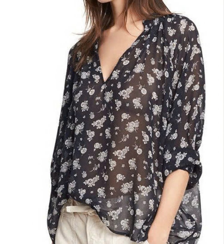 NIEUWE prachtige blouse VINCE puur zijde mt S (en M), VINCE, Nieuw, Maat 36 (S), Verzenden