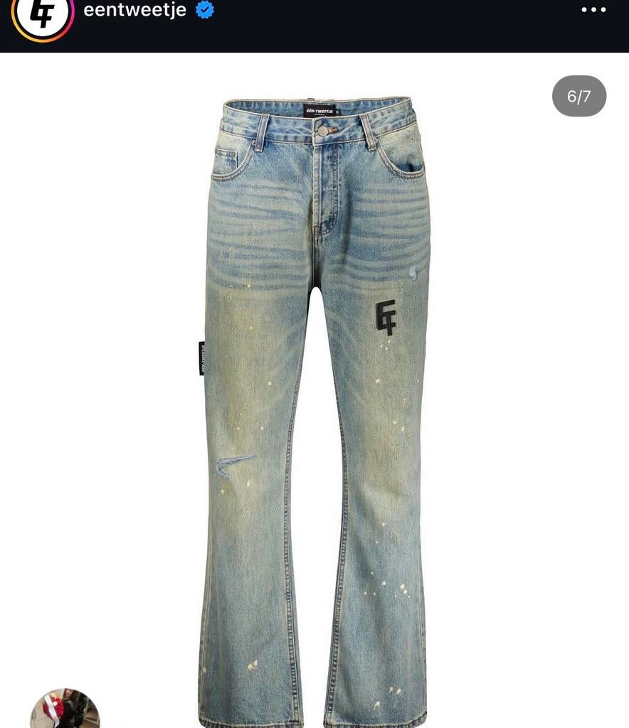 Een Tweetje Flare Jeans - Maat XS (uitverkocht model), Ophalen of Verzenden, Zo goed als nieuw, Blauw, W27 (confectie 34) of kleiner
