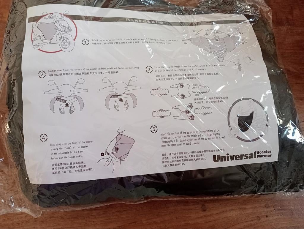 Nieuwe Scooter Warmer - Bescherming tegen kou en wind, Fietsen en Brommers, Brommers | Toebehoren, Nieuw, Overige typen, Ophalen
