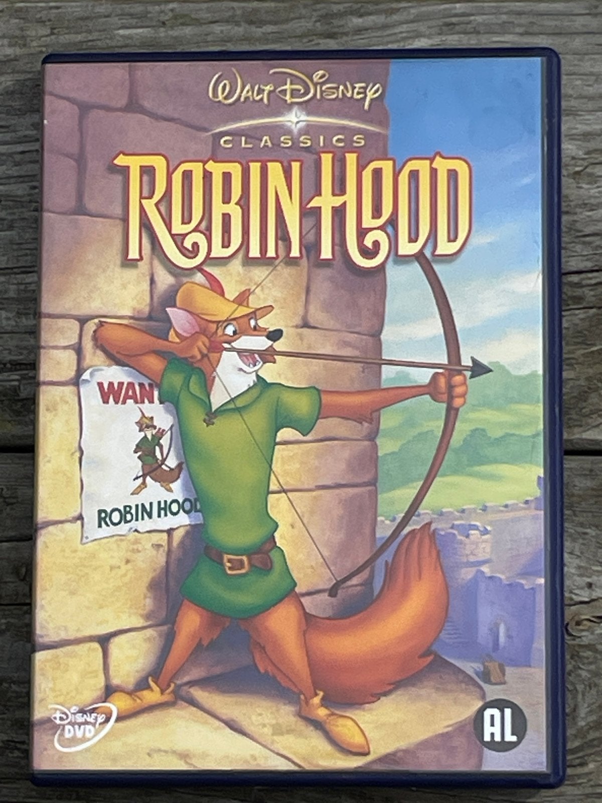 Disney DVD Collectie: Robin Hood, Mulan 2, Finding Nemo en m, Gebruikt, Animatie, Alle leeftijden, Nederlands