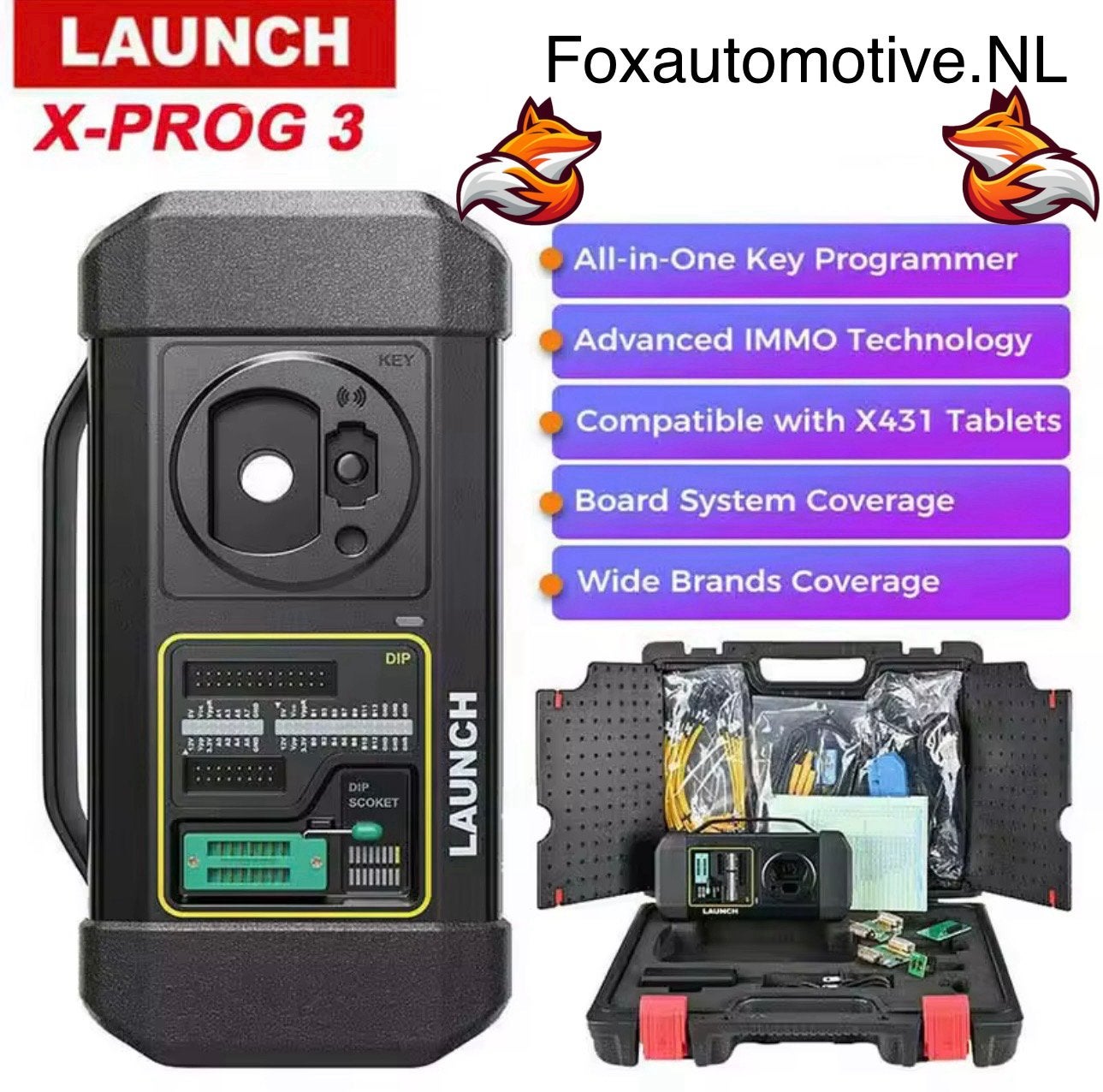 Launch GIII X-Prog 3 Xprog3 Keyprog Launch X431, Auto diversen, Ophalen of Verzenden