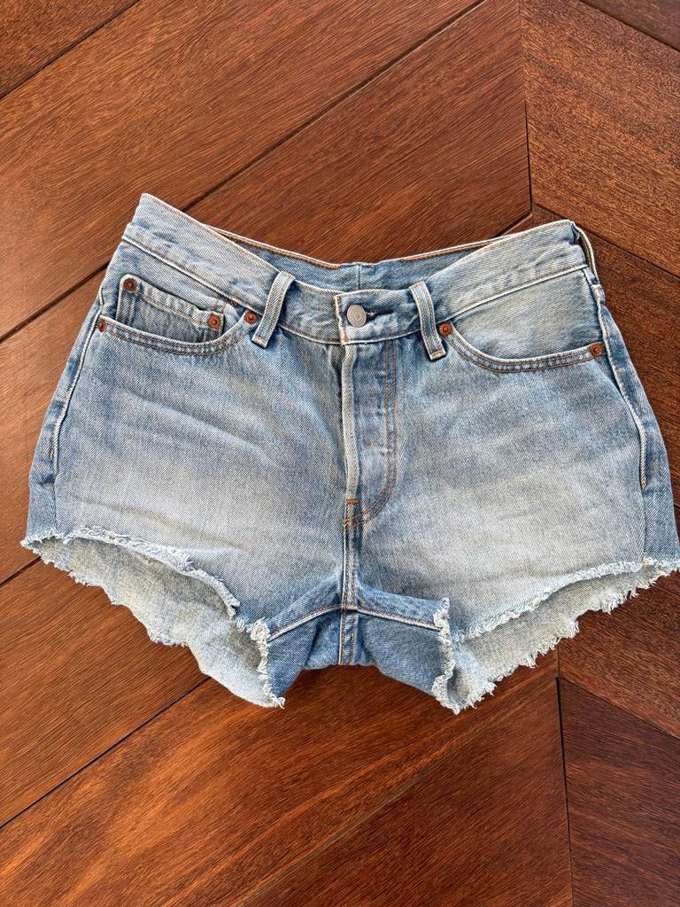 Levi's 501 korte spijkerbroek - Maat W29, Ophalen of Verzenden, Maat 34 (XS) of kleiner, Blauw, Kort