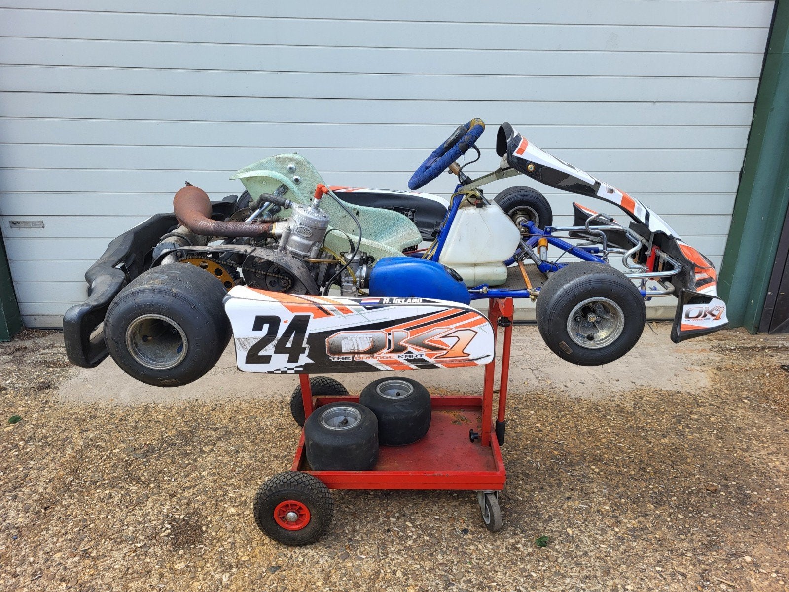 MS kart met motori Seven 125cc automaat alfano, pitcar,, Ophalen, Kart