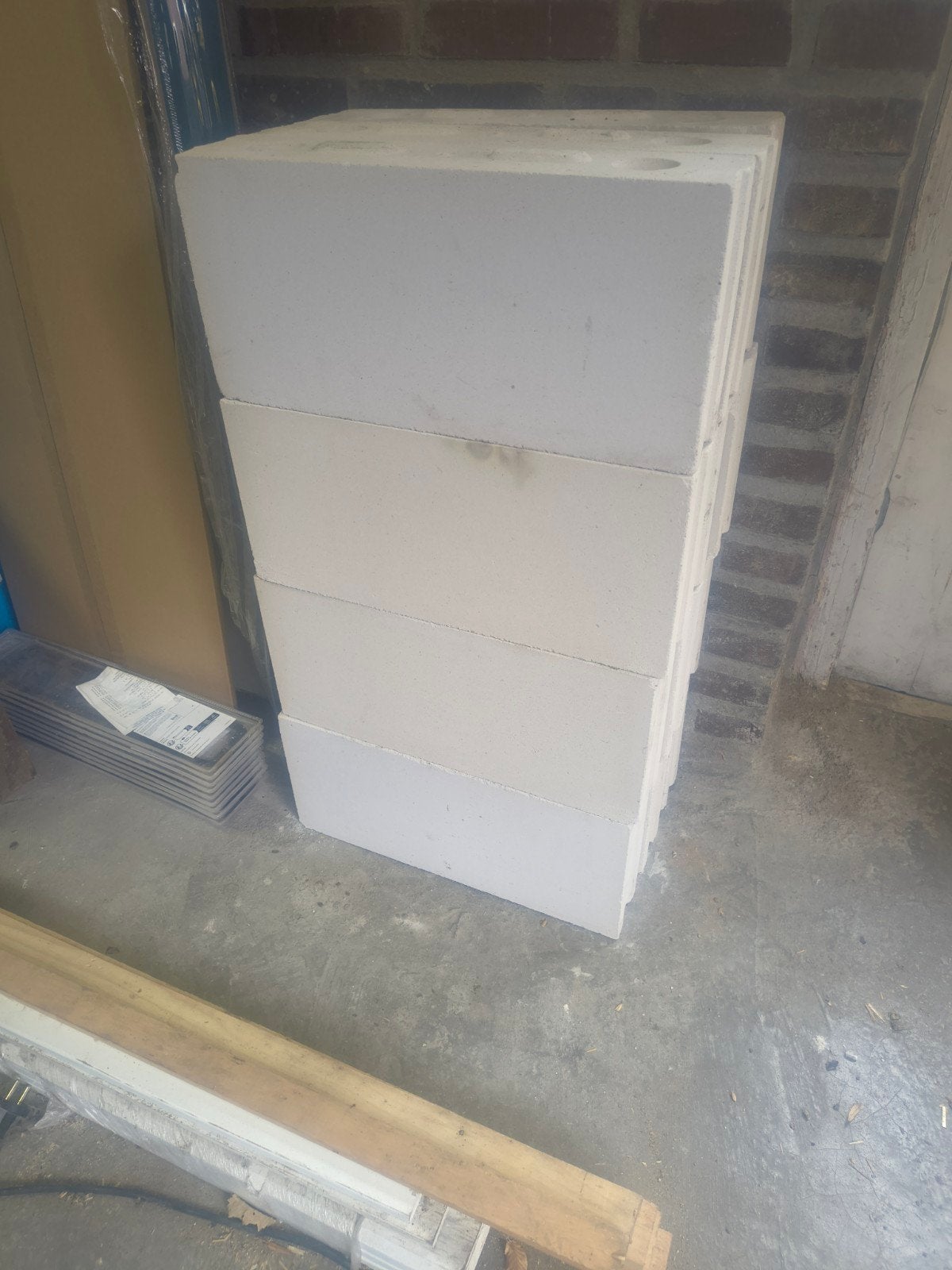 12x CS12 Kalkzandsteen Blokken, Doe-het-zelf en Verbouw, Ophalen, Nieuw, Kalkzandstenen