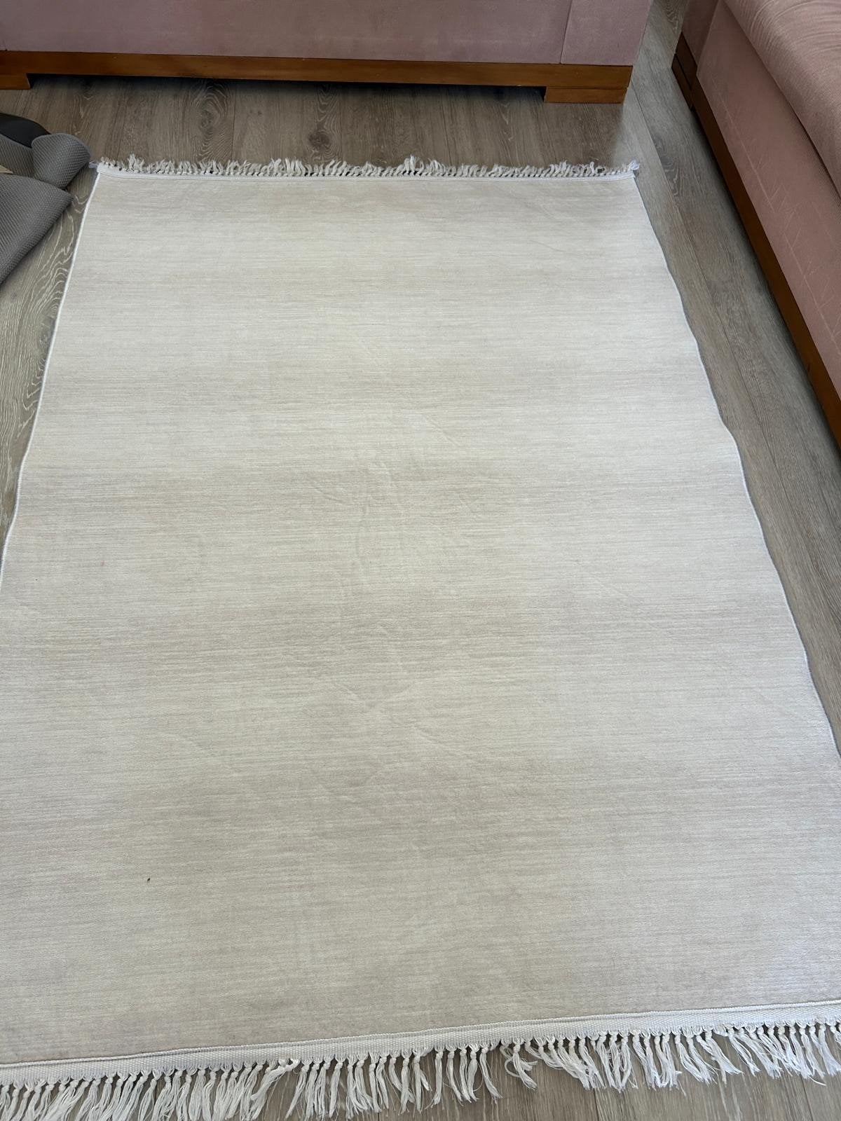 Vloerkleed  - Zo goed als nieuw, Ophalen, 100 tot 150 cm, Beige, Zo goed als nieuw