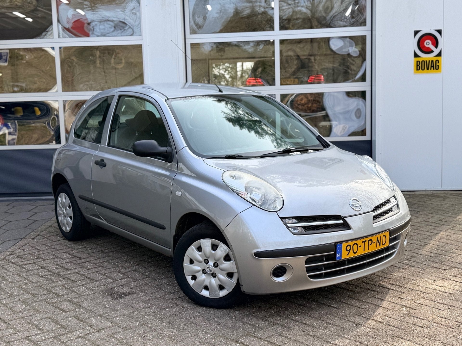 Nissan Micra 1.2 Visia/ Airco/ NL-Auto (bj 2006), Auto's, Voorwielaandrijving, Stof, Gebruikt, 4 cilinders