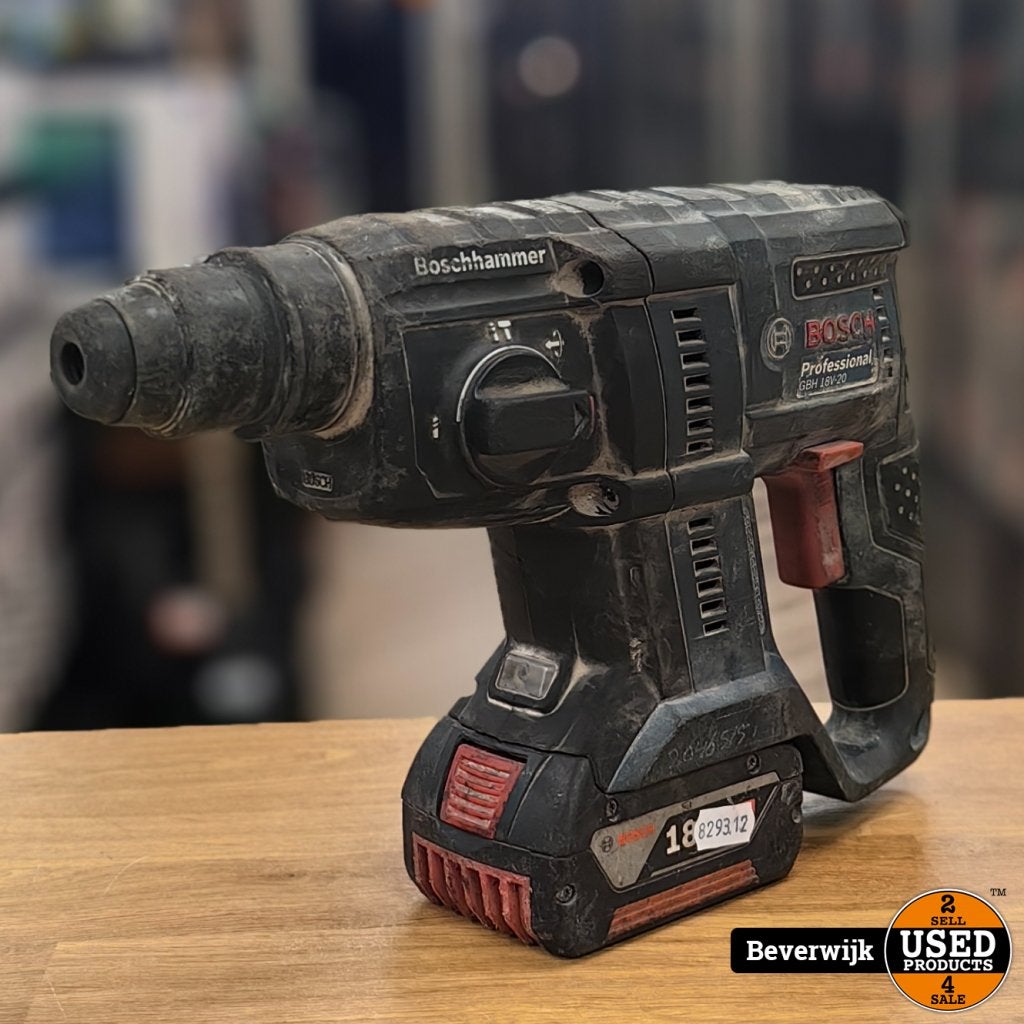 Bosch GBH 18V-20 Accuboorhamer 18V Li - In Goede Staat, Bosch, Gebruikt, Support@bosch.com, Robert Bosch GmbH
Robert-Bosch-Platz 1
70839 Gerlingen-SchillerhÃ¶he
Germany