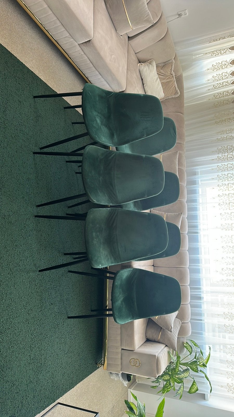 Gratis (6) eetkamer stoelen, Huis en Inrichting, Ophalen, Gebruikt, Vijf, Zes of meer stoelen