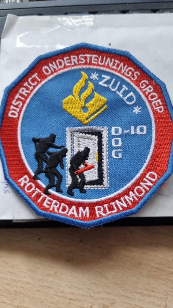 Politie Rotterdam Rijnmond Vervallen Emblemen, Verzamelen, Ophalen of Verzenden, Overige soorten, Nederland, Embleem of Badge