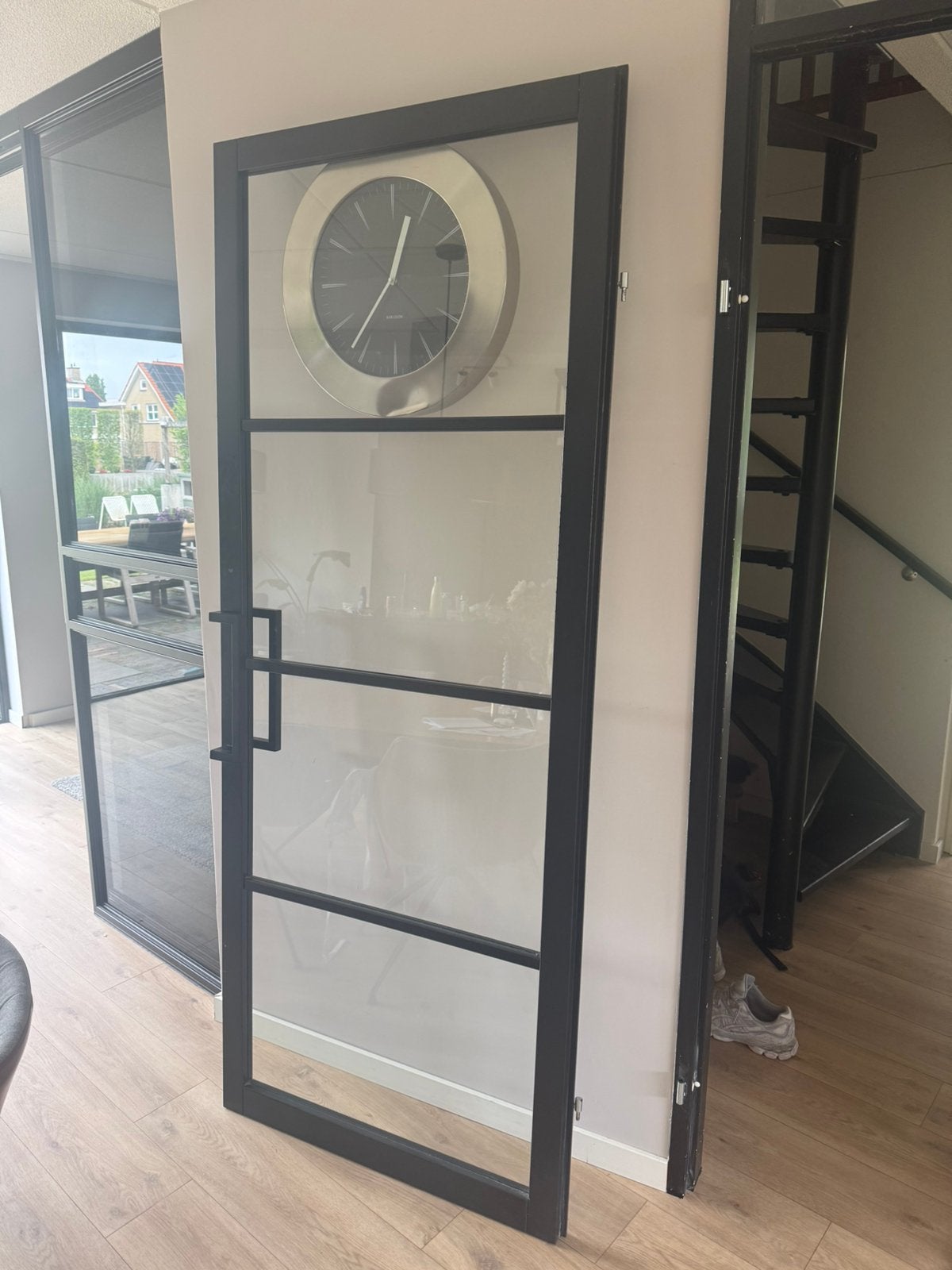 “Stalen” Opdekdeur steellook, Doe-het-zelf en Verbouw, Deuren en Horren, Ophalen, Binnendeur, 200 tot 215 cm