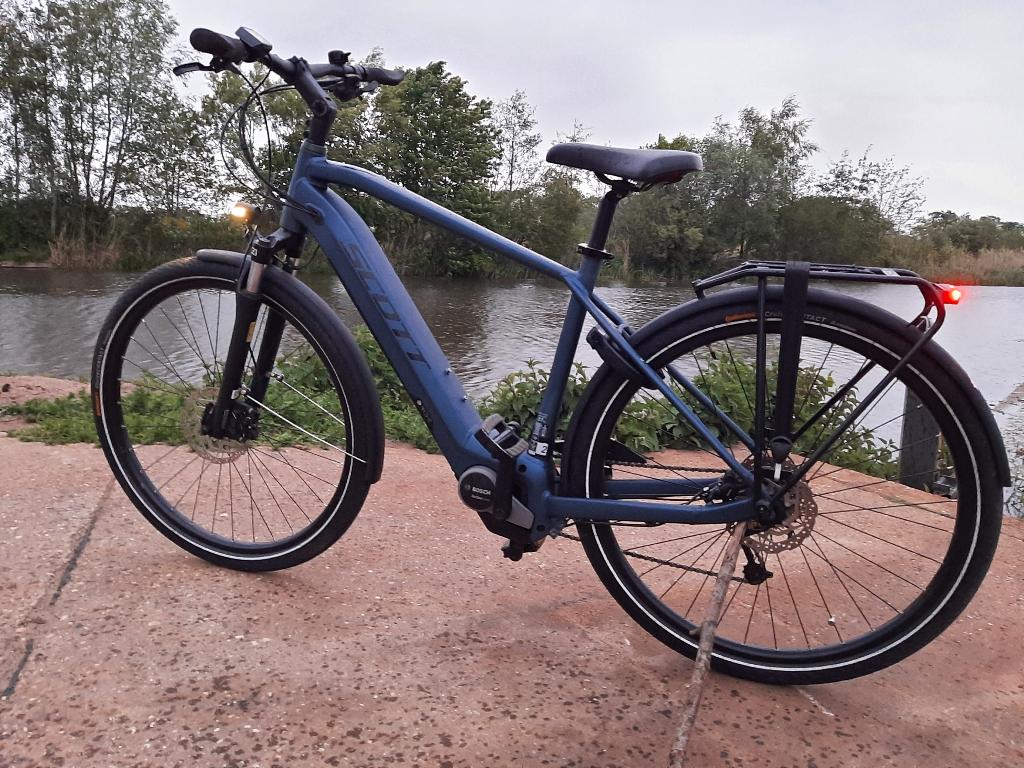 Scott SUB eRIDE – Bosch - 1505 km – direct rijklaar, Fietsen en Brommers, Elektrische fietsen, Zo goed als nieuw, Overige merken