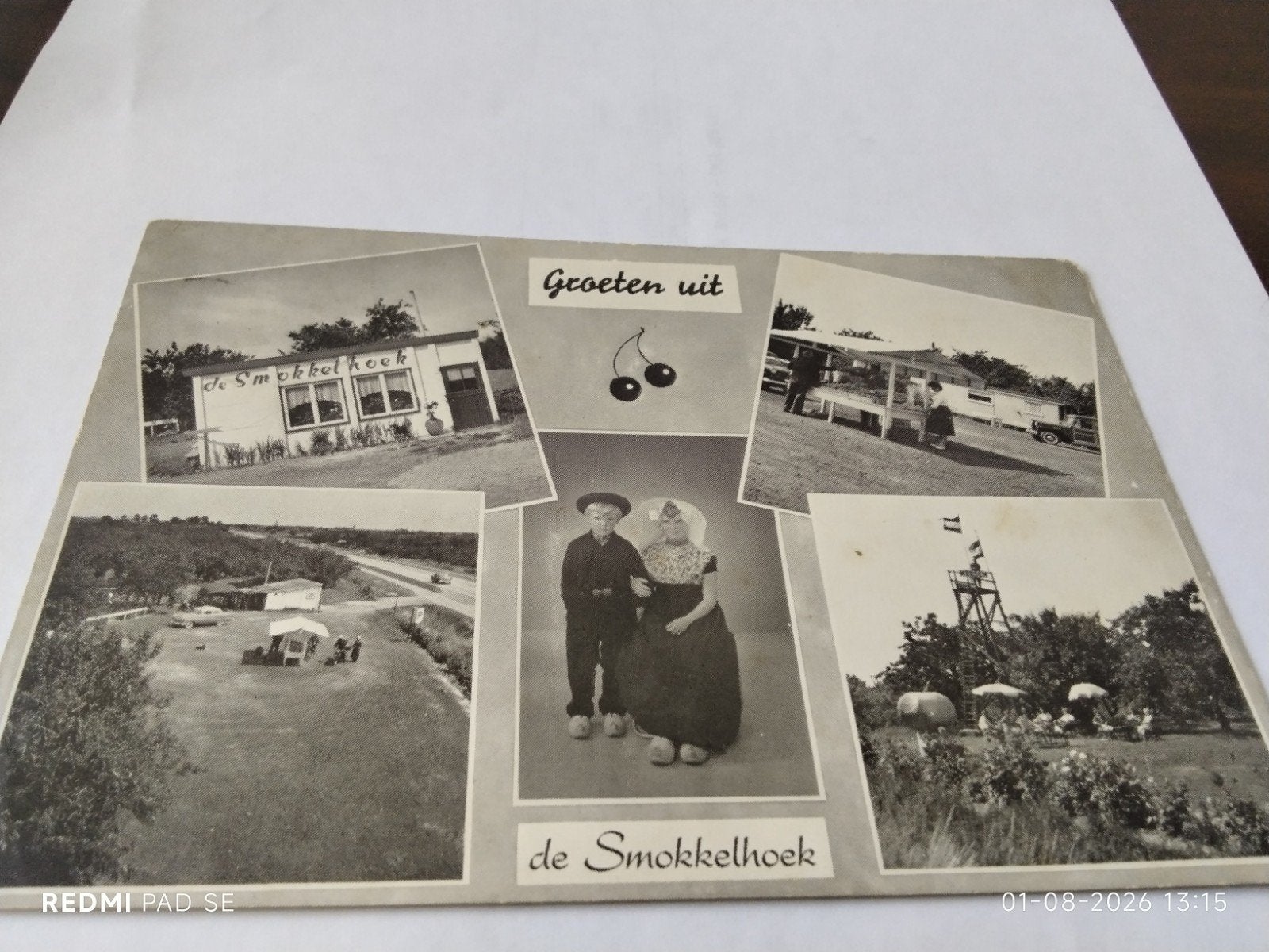 Oude ansichtkaart 'Groeten uit de Smokkelhoek' Zeeland, Ophalen of Verzenden, 1960 tot 1980, Zeeland
