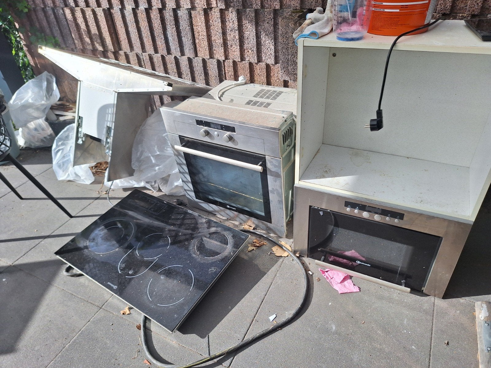 defect elektrische apparatuur, Ophalen, Overige typen