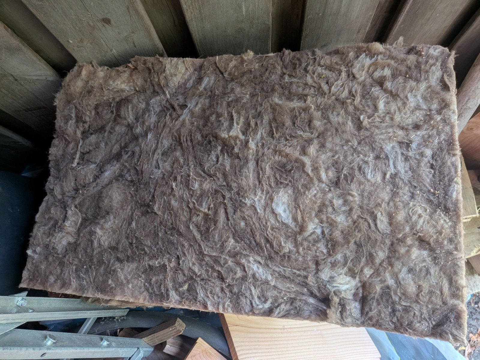 Restanten steenwol isolatie (geluidsisolatie), Ophalen, Steenwol, 4 tot 8 cm, Minder dan 5 m²