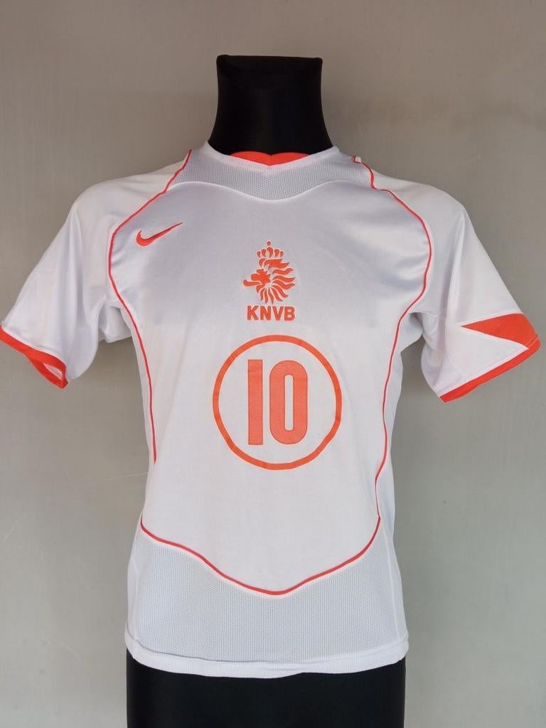 Nike Oranje shirt V. Nistelrooy #10 - Maat XS, Kleding | Heren, Sportkleding, Wit, Nike, Ophalen of Verzenden, Zo goed als nieuw