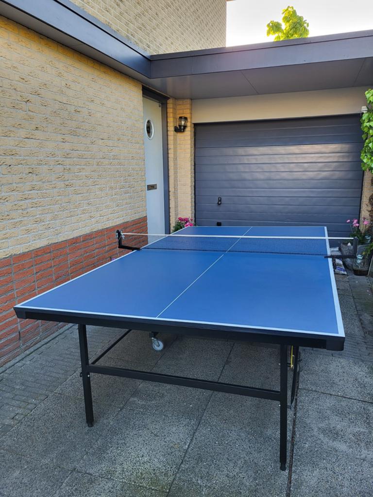 Heemskerk Rol 2000 Tafeltennistafel, Ophalen, Gebruikt, Tafel Outdoor, Verrijdbaar